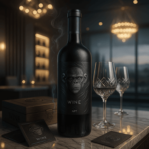 Luxury NFT Wine Bottle