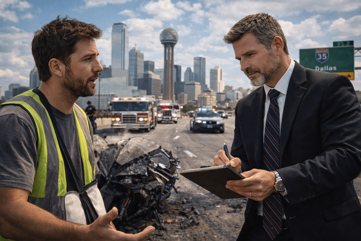 Dallas Motorcycle Injury Lawyer: Hiring Guide (I-35 & Local) hero image