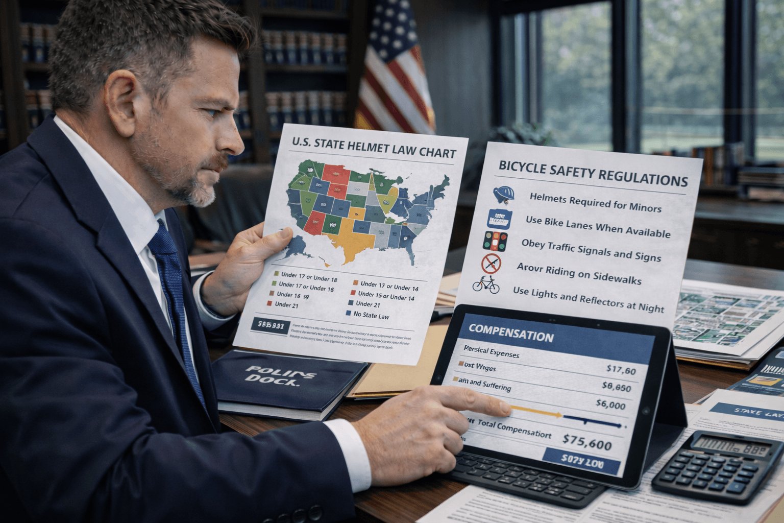 Bicycle Helmet Laws by State hero image