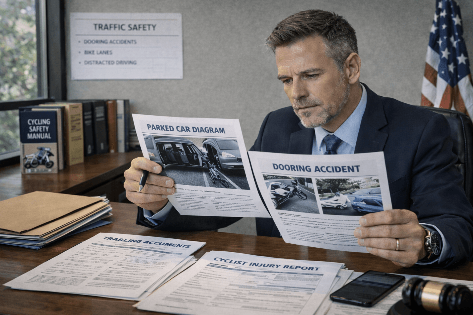 Car Door Bicycle Accident hero image