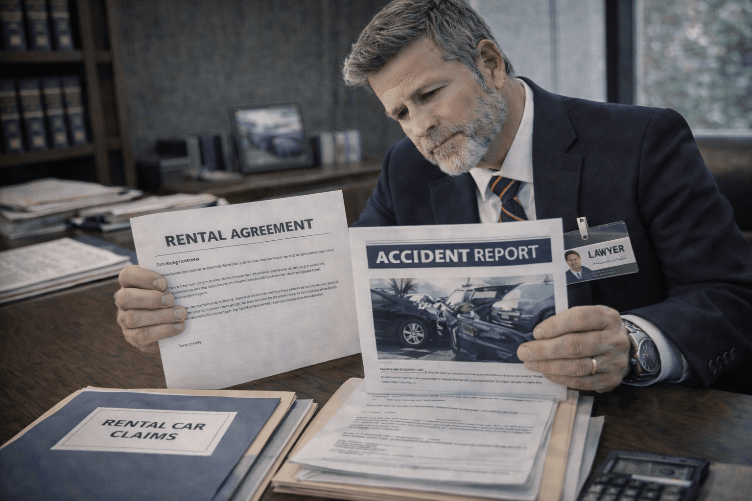Rental Car Accident Lawyer Guide hero image