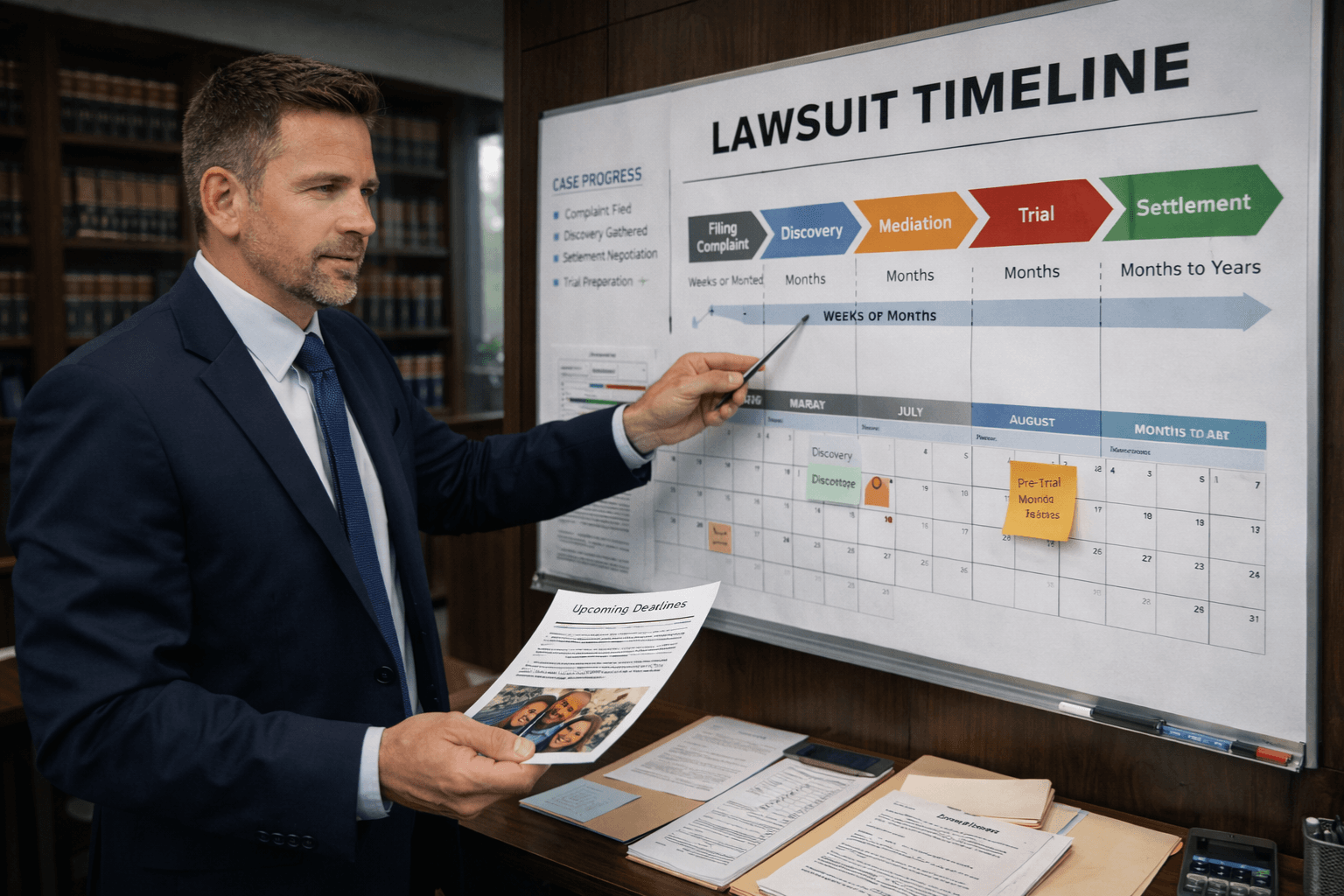Truck Accident Lawsuit Timeline hero image