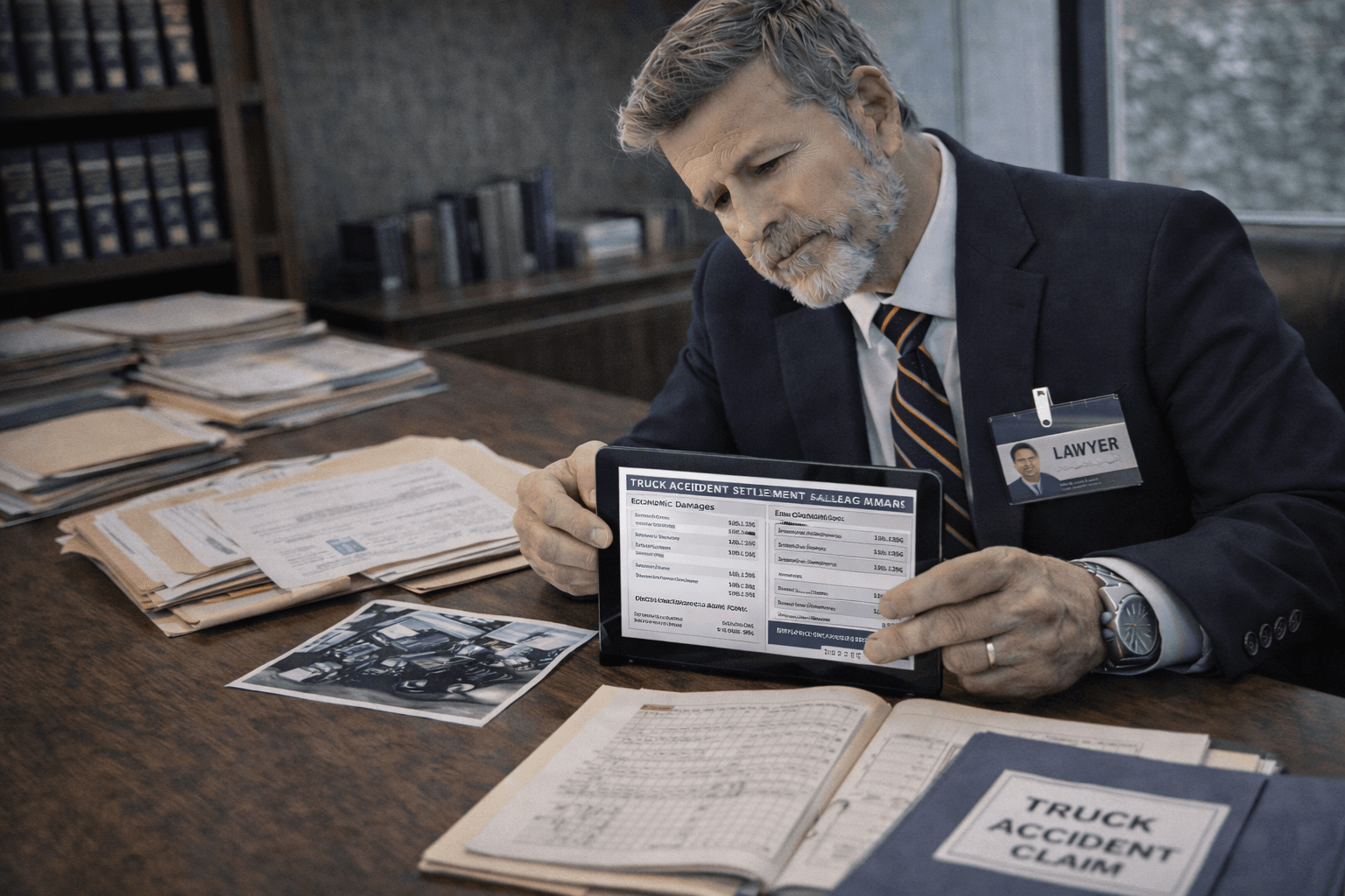 Truck Accident Settlement Calculator hero image